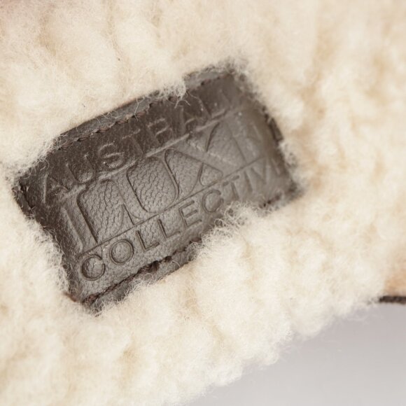 Australia Luxe Collective Womens Marcos Mule Size 8 Gray Suede Sherpa Slippers - Picture 11 of 16